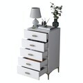 Dulap, Hanah Home, BE106, 55.4x105.4x45 cm, PAL melaminat, Alb