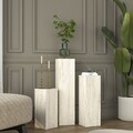 Set masute 2 piese, Hanah Home, AD106, PAL melaminat, Travertin