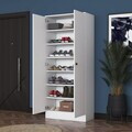 Cuier de perete, Hanah Home, EA148, 80x182.8x37.5 cm, PAL melaminat, Alb