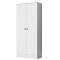 Cuier de perete, Hanah Home, EA148, 80x182.8x37.5 cm, PAL melaminat, Alb