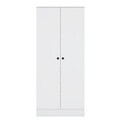 Cuier de perete, Hanah Home, EA148, 80x182.8x37.5 cm, PAL melaminat, Alb