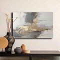 Tablou decorativ, 4570GSC-012, Canvas, Lemn, Multicolor