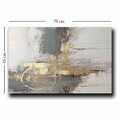 Tablou decorativ, 4570GSC-012, Canvas, Lemn, Multicolor
