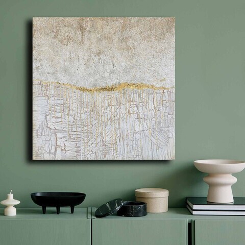 Tablou decorativ, 7070GSC-010, Canvas, Lemn, Multicolor