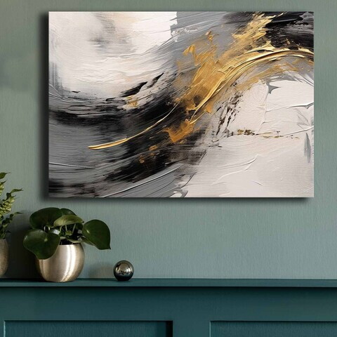 Tablou decorativ, 70100GSC-006, Canvas, Lemn, Multicolor