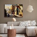 Tablou decorativ, 70100GSC-023, Canvas, Lemn, Multicolor