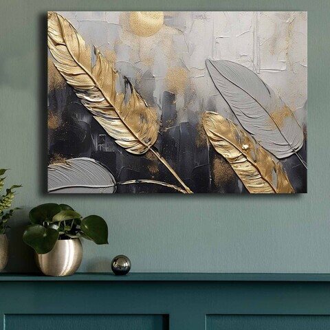 Tablou decorativ, 70100GSC-030, Canvas, Lemn, Multicolor