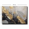 Tablou decorativ, 70100GSC-030, Canvas, Lemn, Multicolor
