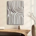 Tablou decorativ, 70100Wabisabi-032, Lemn masiv, Material: 100% PÂNZĂ DE POLIESTER, Multicolor