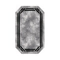 Covor, Aln600206Sy02, 80x150 cm, Poliester, Gri/Negru