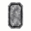 Covor, Aln600206Sy02, 80x150 cm, Poliester, Gri/Negru