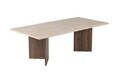 Masuta de cafea, Hanah Home, Sabin, 119x40x60 cm, PAL, Travertin / Nuc Venezia