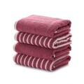 Set prosoape, L'essentiel Maison, Stripe Melange, Bumbac, Roz prafuit