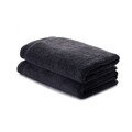 Set prosoape de baie, L'essentiel Maison, Unceasing, Bumbac, Negru