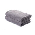 Set prosoape de baie, L'essentiel Maison, Unceasing, Bumbac, Gri
