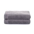 Set prosoape de baie, L'essentiel Maison, Unceasing, Bumbac, Gri