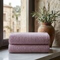 Set prosoape de baie, L'essentiel Maison, Slick, Bumbac, Roz prafuit