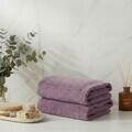 Set prosoape de baie, L'essentiel Maison, Slick, Bumbac, Roz prafuit