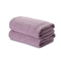 Set prosoape de baie, L'essentiel Maison, Slick, Bumbac, Roz prafuit