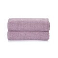 Set prosoape de baie, L'essentiel Maison, Slick, Bumbac, Roz prafuit