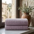 Set prosoape de baie, L'essentiel Maison, Slick, Bumbac, Gri