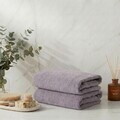 Set prosoape de baie, L'essentiel Maison, Slick, Bumbac, Gri