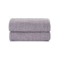 Set prosoape de baie, L'essentiel Maison, Slick, Bumbac, Gri