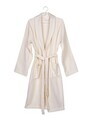 Halat de baie, L'essentiel Maison, Just, Bumbac, Crem