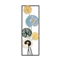 Decoratiune de perete, Grape Vine 1 (3), Metal, Dimensiuni: 32 x 90 x 4 cm, Multicolor