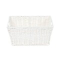 Cos pentru depozitare, Compactor, Etna, 31 x 24 x 14 cm, fibre naturale, alb