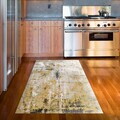 Covor, M12271, 80x150 cm, Poliester, Galben mustar