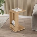 Masuta, Hanah Home, MIN1-S, 32x42x55 cm, PAL, Stejar