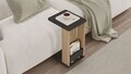 Masuta, Hanah Home, MIN1-SA, 32x42x55 cm, PAL, Stejar / Antracit