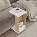 Masuta, Hanah Home, MIN1-SW, 32x42x55 cm, PAL, Stejar / Alb