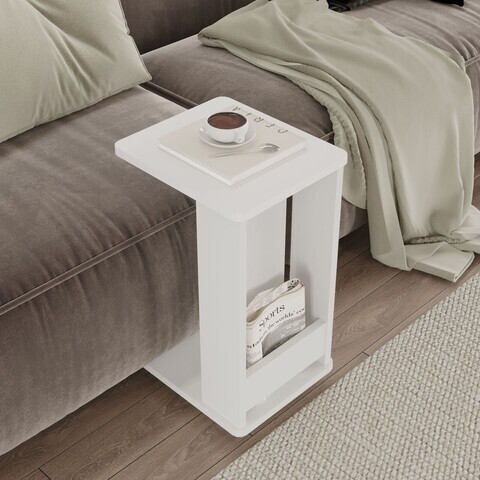 Masuta, Hanah Home, MIN1-W, 32x42x55 cm, PAL, Alb