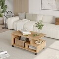 Masuta de cafea, Hanah Home, MIN9-S, 90x42.5x51 cm, PAL, Stejar