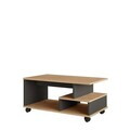 Masuta de cafea, Hanah Home, MIN9-SA, 90x42.5x51 cm, PAL, Stejar / Antracit