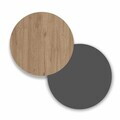 Birou, Hanah Home, Nor1-Sa, 129.8x70x90 cm, PAL, Natural / Antracit
