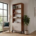 Dulap multifunctional, Hanah Home, Vıs4-Cka, 75x178x25 cm, PAL, Maro