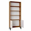 Dulap multifunctional, Hanah Home, Vıs4-Cka, 75x178x25 cm, PAL, Maro
