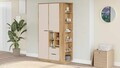 Dulap multifunctional, Hanah Home, Frt1-Aka, 110x190x45 cm, PAL, Maro