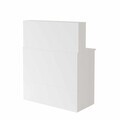 Masa de receptie, Hanah Home, Beg20-W, 90x110x44.5 cm, PAL, Alb