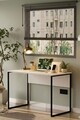 Birou, Hanah Home, Nor2-W, 100x75x55 cm, PAL, Alb