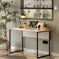 Birou, Hanah Home, Nor2-W, 100x75x55 cm, PAL, Alb