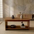 Masuta de cafea, Hanah Home, Chb1-Ce, 100x41.8x50 cm, PAL, Maro