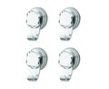 Set 4 agatatori, Compactor, Bestlock Kitchen, 5.5 x 3.8 x 8 cm, inox