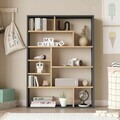 Corp biblioteca, Hanah Home, Kee1-Sa, 90x123.6x22 cm, PAL, Natural / Antracit