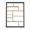 Corp biblioteca, Hanah Home, Kee1-Sa, 90x123.6x22 cm, PAL, Natural / Antracit
