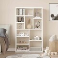 Corp biblioteca, Hanah Home, Kor1-W, 75x123.6x22 cm, PAL, Alb
