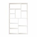Corp biblioteca, Hanah Home, Kor1-W, 75x123.6x22 cm, PAL, Alb
